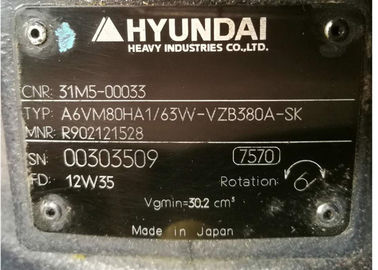Motor do curso da máquina escavadora da roda para Hyundai R55W-3 R55W-7 31M5-00031