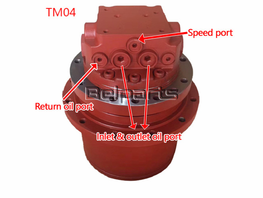 TB035 PHV-390-53B EX40 IHI40JX motor hidráulico de viagem para peças de escavadeira TM04