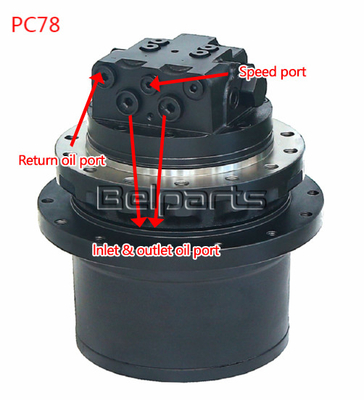 Belparts Motor de Viagem Assy TM09 GM09 Excavadora Final Drive PC78US-6 PC78 21W-60-2213