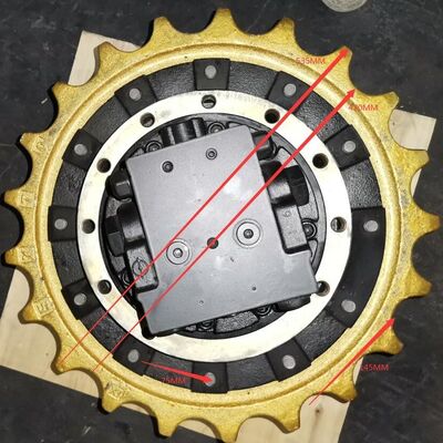 EX75UR EX75UR-3 Acionamento Final para Peças de Reposição de Escavadeira Hitach 9118299 Conjunto do Motor de Deslocamento Aftermarket