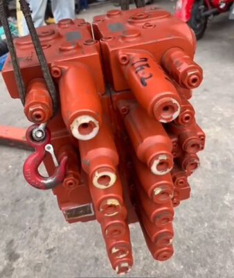 SK130 SK135 SK140-8 Assy de válvula de controlo hidráulico para Kobelco Peças sobressalentes para escavadeiras Distribuidor de peças sobressalentes