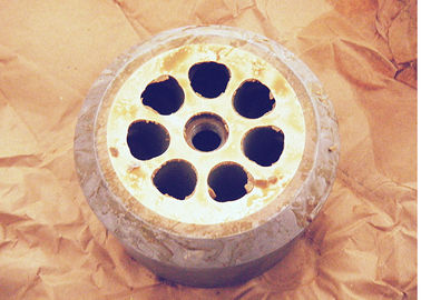 A bomba hidráulica da máquina escavadora parte a sapata do pistão do eixo da movimentação do bloco de cilindro da placa da válvula de A7VO250 A7V0250