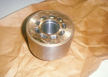 A bomba hidráulica da máquina escavadora HPV35 parte a placa da válvula de pistão do bloco de cilindro para PC200-3/5 o PC PC120-3/5